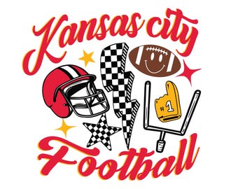 Kansas City Football SVG PNG:  Clipart (Digital Download)