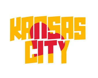 Kansas City  SVG PNG: Football Clipart (Digital Download)