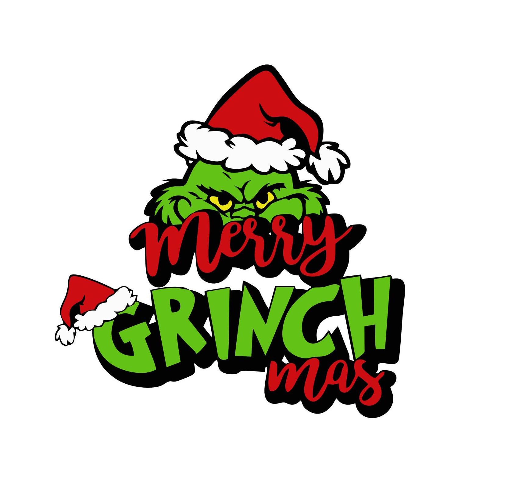 Merry Grinchmas SVG and PNG Files Clipart, Christmas Print SVG, Digital Download Cricut Cut ...