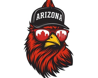 Archivo SVG de fútbol americano de Arizona: Descarga digital para Cricut y Silhouette.