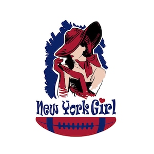 New York Football sports design. Perfect for Printing, Cutting and Sublimation & - Svg, Eps, Png, Dxf, Cricut, Silouhette