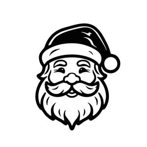 Santa SVG Santa Face Svg Vintage santa Svg Santa Claus svg Christmas Svg Holiday Svg Santa Silhouette Instabt Download