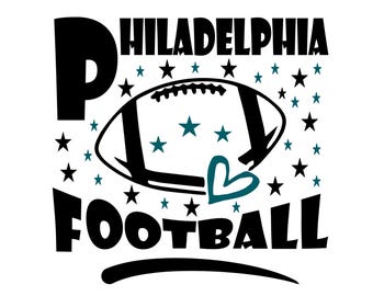 Design inspiré du football de Philadelphie pour l'impression, la découpe et la sublimation - Svg, Eps, Png, Dxf, Cricut