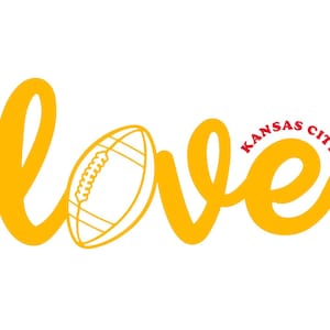 Kansas City SVG, Kansas City PNG, clipart di football, Chiefs SVG, Chiefs PNG, Design di football americano di Kansas City, Kansas Chiefs SVG