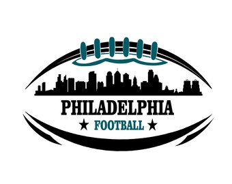 Philadelphia Football geïnspireerd ontwerp voor afdrukken, snijden en sublimatie & - Svg, Eps, Png, Dxf, Cricut