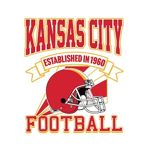 Kansas City SVG, Kansas City PNG, clipart di football, Chiefs SVG, Chiefs PNG, Design di football americano di Kansas City, Kansas Chiefs SVG