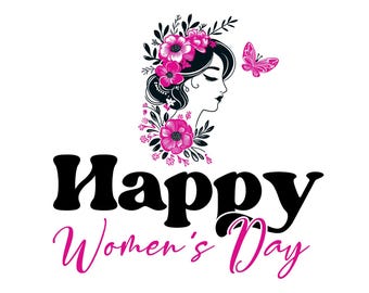 Happy International Women's Day 2025 Svg Png, Women 8 March Svg Png
