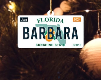Personalized State License Ornament, Custom New Driver Ornament 2025, Drivers License Ornament, Christmas 2025  Ornament, Christmas Gift