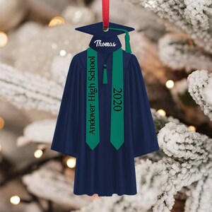 Personalized Graduation Ornament, 2025 College Graduation, School Graduation Ornament Gift, High School Graduation Gift, Grad Gift