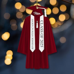 Personalized Graduation Ornament,2025 College Graduation,School Graduation Ornament Gift,Class Of 2025,High School Graduation Gift,Grad Gift