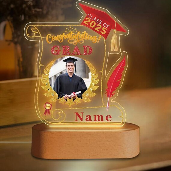 Led Wall Graduation She Believed She Could So She Did Wall Art Personalised Congratulations ...