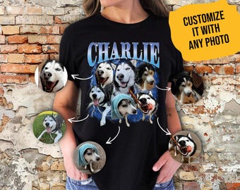 Custom Bootleg Rap Tee, Custom Dog Bootleg Shirt, Custom Dog Shirt, Personalized Dog Bootleg Shirt, Custom Dog&#39;s Version, Dog Shirt