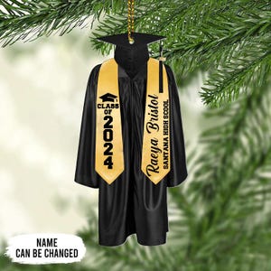 パーソナライズされた卒業オーナメントギフト、高校卒業ギフト、卒業生ギフト、マスターした卒業ギフト、2025年大学卒業