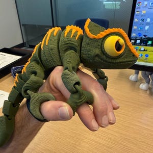 Flexi Chameleon - 3Dプリント関節式