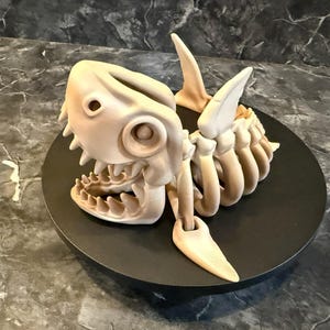 Flexi Factory Skeleton Shark - 3D Printed Articulating