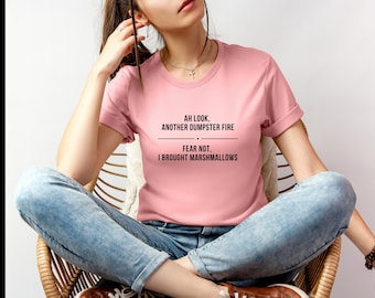 Dumpster Fire Work, Dumpster Fire Shirt, Coworker Farewell, Coworker Holiday Gift, Accountant Gift, Coworker Shirt Gift, Coworker Bday Gift