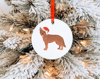 Red Heeler Ornament, Red Heeler Christmas, Red Heeler, Blue Heeler, Australian Cattle Dog Mug. Australian Cattle Dog, Heeler, Dog Lover Gift