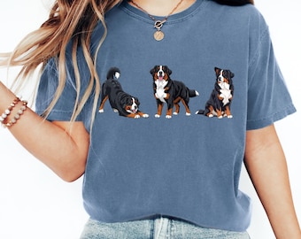 Bernese Mountain Dog Tee Shirt Size S-4XL, Dog Mom Sweater Gift, Pet Memorial Sweatshirt, Dog Show Prize, Puppys 1st Christmas, Mothers Day