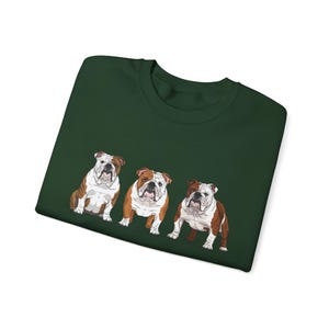 English Bulldog Sweatshirt Size S-5XL, Sweater Pullover Gift, Bulldog Pup Christmas Tee Shirt, Dog Memorial Keepsake, Mothers Day, Holiday image 20