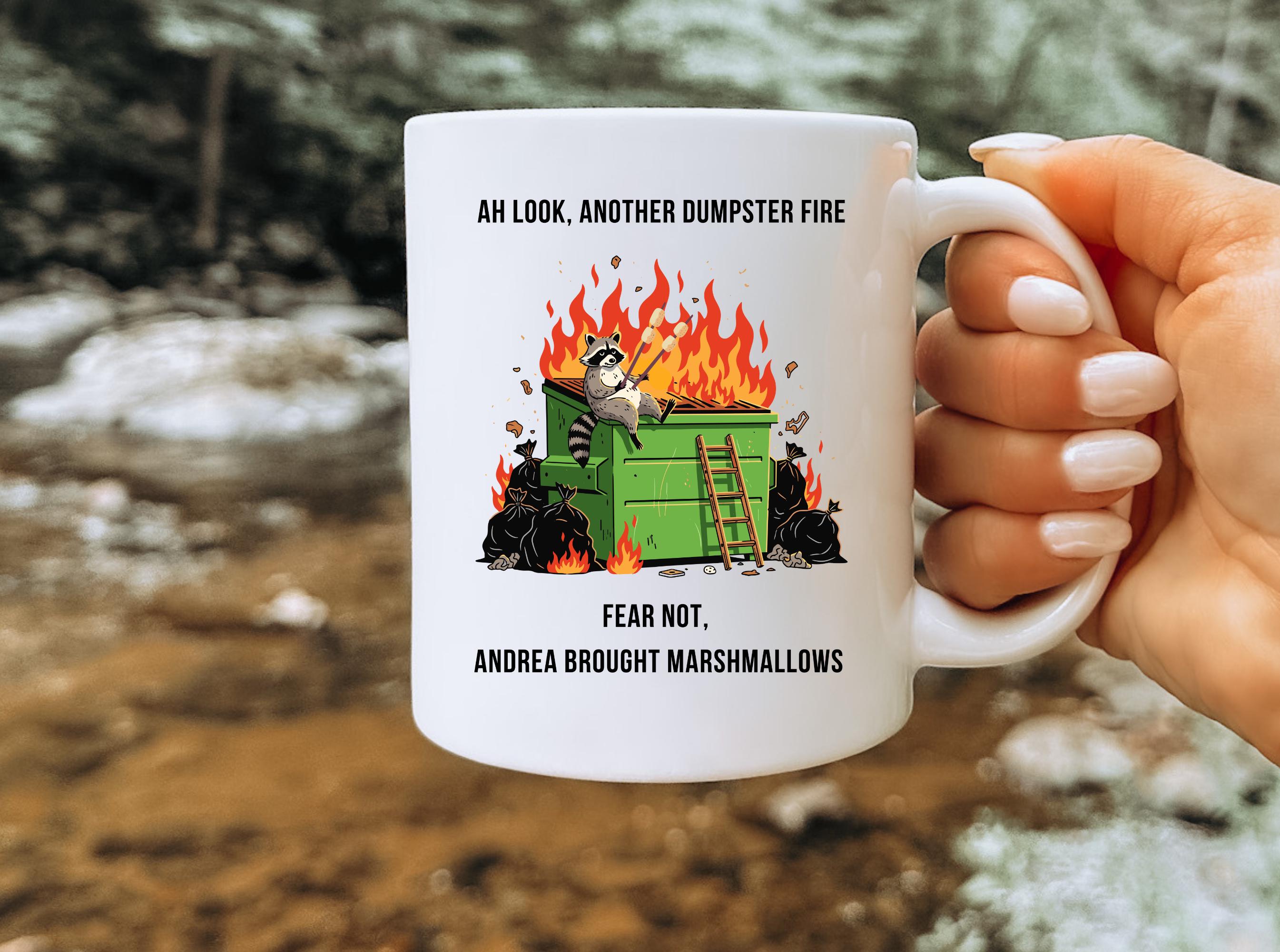 Dumpster Fire Personalized Racoon Mug, Coworker Farewell, Christmas Holiday  Hostess Gift, Accountant Coworker Birthday, CPA Stocking Stuffer - Etsy