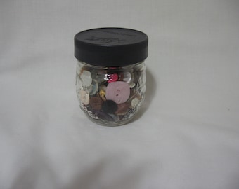 BALL Jelly Jar of Old Buttons