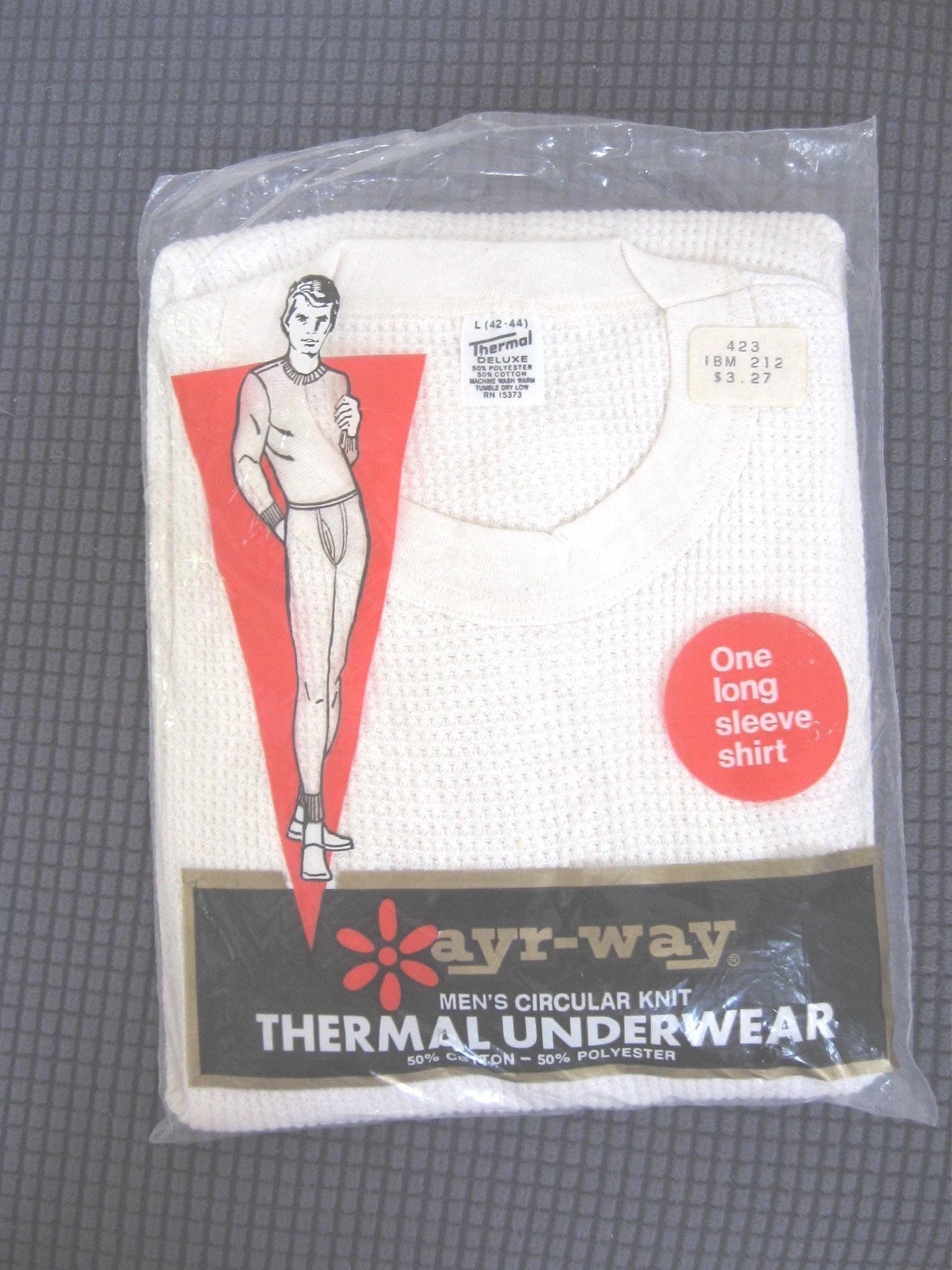 Vintage Mens Thermal Underwear
