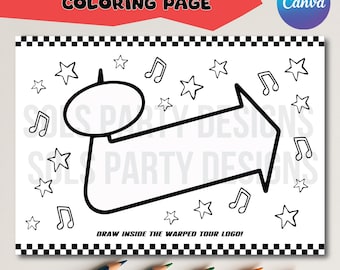 Warped Tour Malseite: Punk Rock Geburtstagsparty (Digitale Datei)