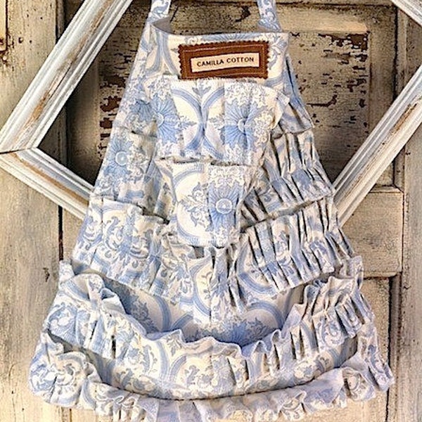 Vintage Market.....Sky Blue Print