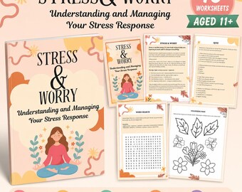 Stress and Worry Worksheets for Ages 11+ – Coping Strategies, Anxiety Activities (PDF Download)