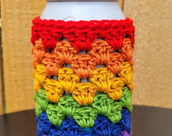 LGBTQ+ Pride Crochet Can Cozy