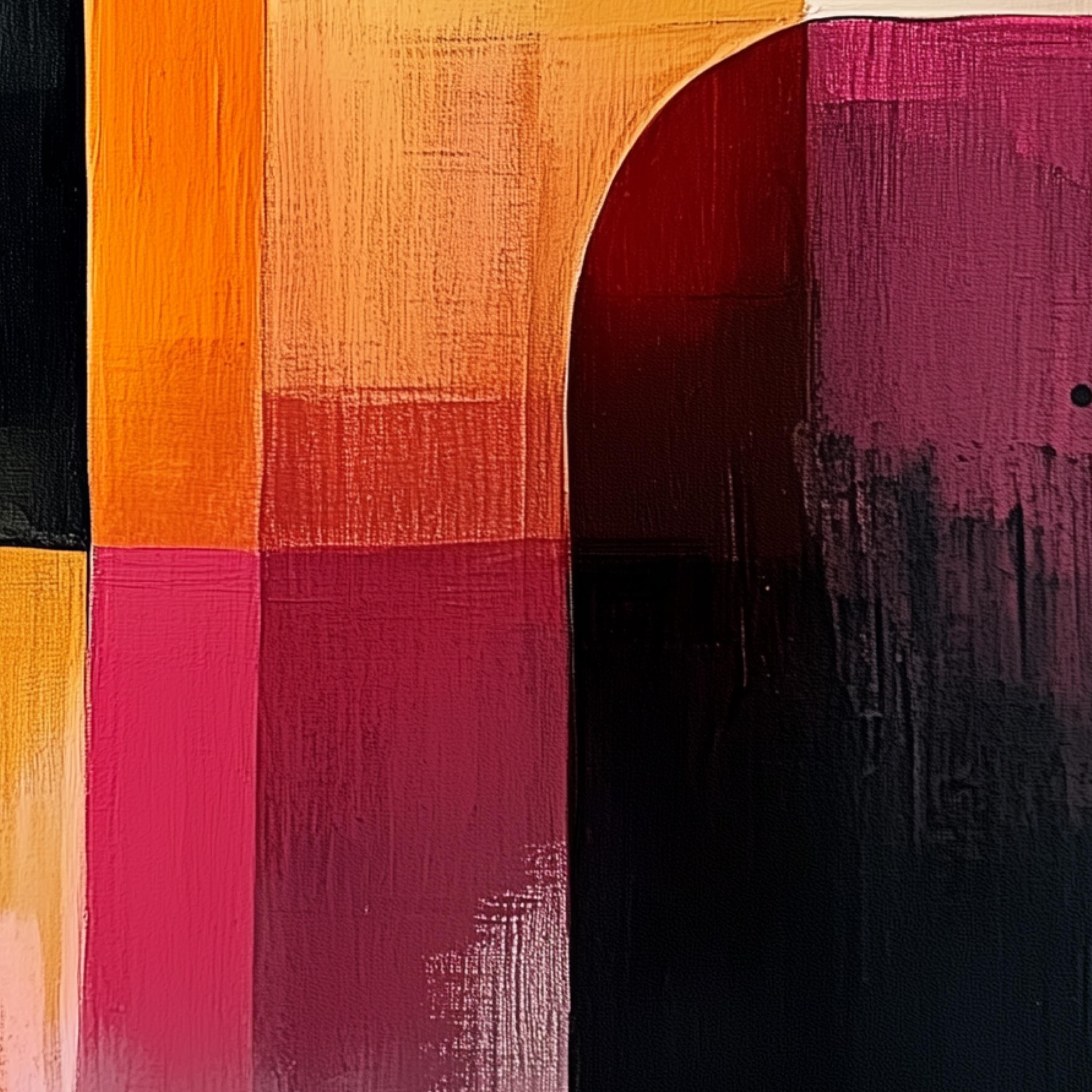 Colour Blocks Abstract Color Block Abstract Wall Art Bold Geometric Minimalist Modern Print ...