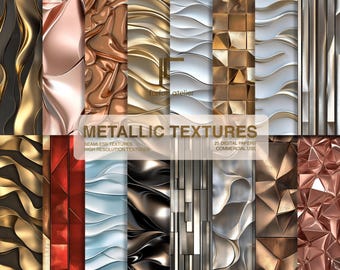 Metallic Textures - High Definition Seamless Textures