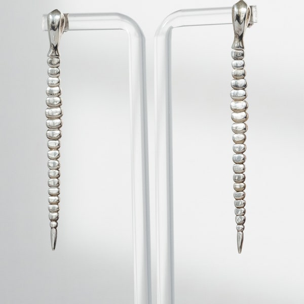 Elsa Peretti for Tiffany & Co Sterling Silver Snake Earrings