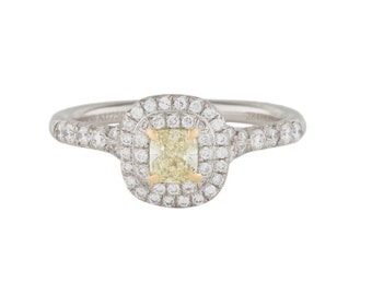 Tiffany & Co Fancy Yellow Diamond Soleste Diamond Ring