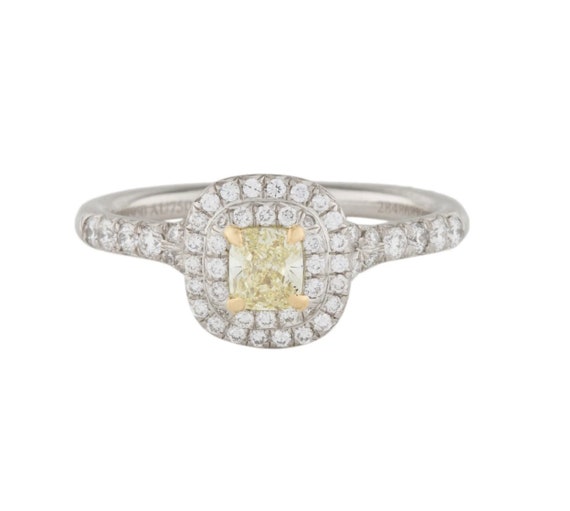 Tiffany & Co Fancy Yellow Diamond Soleste Diamond Ring