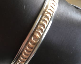 victor hicks ビクターヒックス シルバー 14K バングル ナバホ victor hicks ビクターヒックス シルバー 14K バングル ナバホ