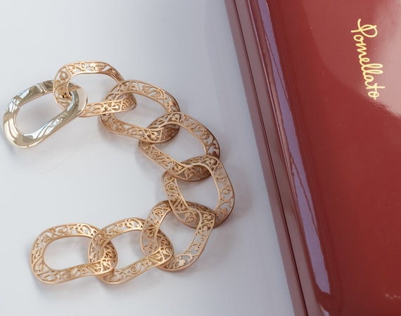 Pomellato Arabesque 18K Rose Gold Bracelet - image 2