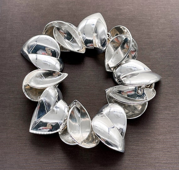 Tiffany and Co Frank Gehry Sterling Heart Bracelet