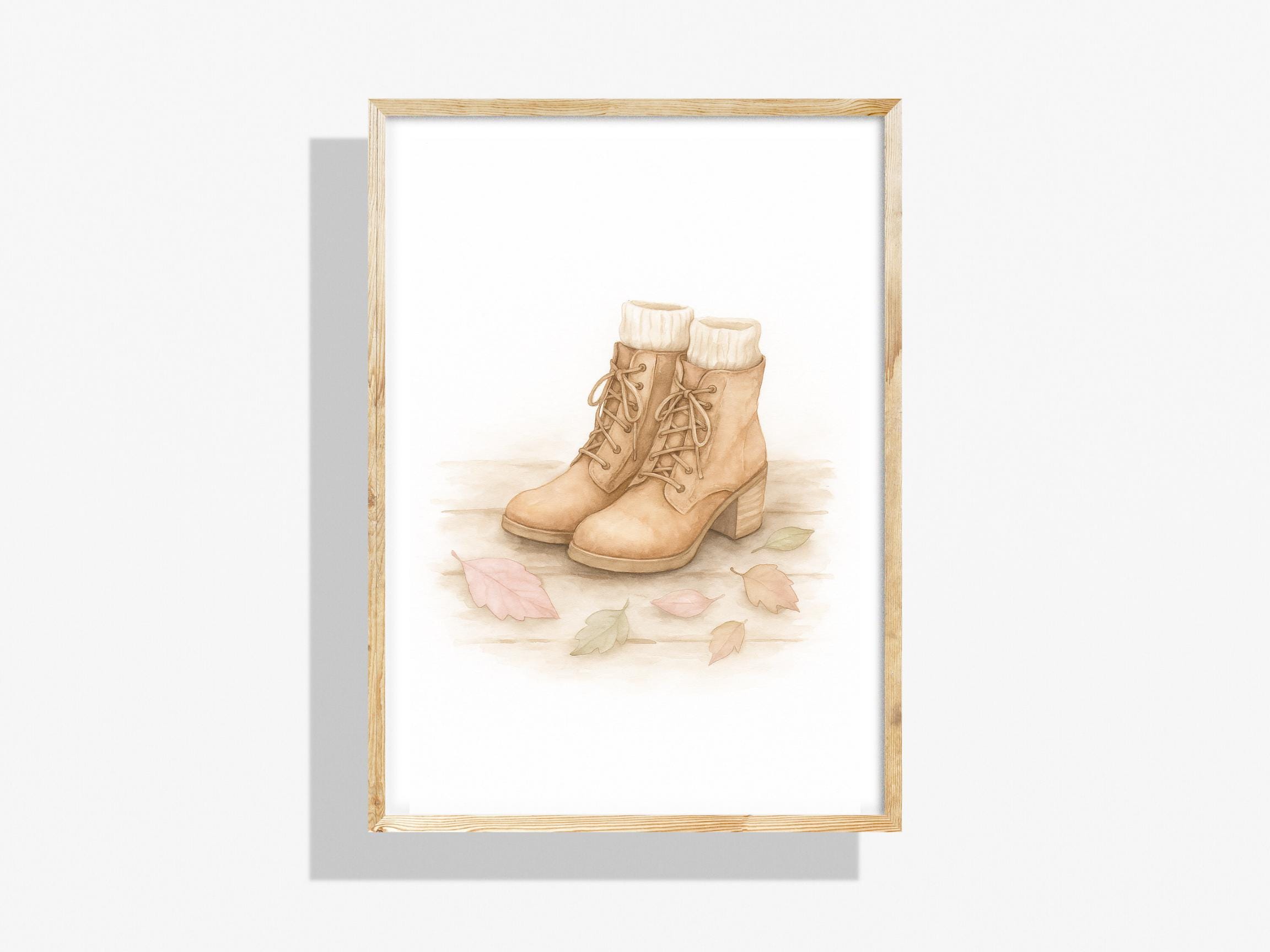 Fall in Pink – Blush Autumn Printable Wall Art Collection (set of 20 ...