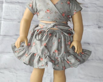 18 inch Doll Clothes - Cynthia Ruffle Skirt - SKIRT ONLY - fits American Girl