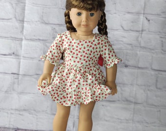 18 inch Doll Clothes - Belle Ruffle Dress - fits American Girl