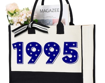 Vintage 1995 Limited Edition Tote Bag, 30th Birthday Gift, Born in
