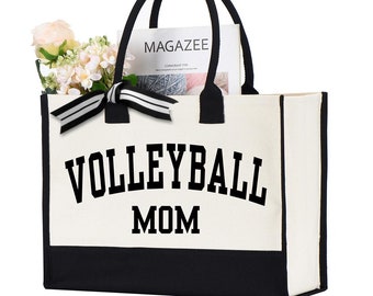 Volleyball Mom Tote Bag, Volleyball Bag Gift, Volleyball Player Bag, Volleyball Coach Bag, Volleyball Gift For Women, Volleyball Lover Gift