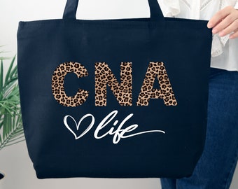 CNA Life Tote Bag, CNA Gift Tote Bag, Certified Nursing Assistant Tote Bag, Nurse Tote Bag, CNA Gifts for Women, Nursing Assistant Gift Bag