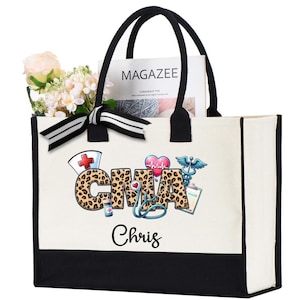 Custom CMA Tote Bag, CMA Bag, Personalized CMA Nurse Gif, Nursing Gift, Nurse Gift Bag, Gift For Nurse, Certified Medical Assistant Bag