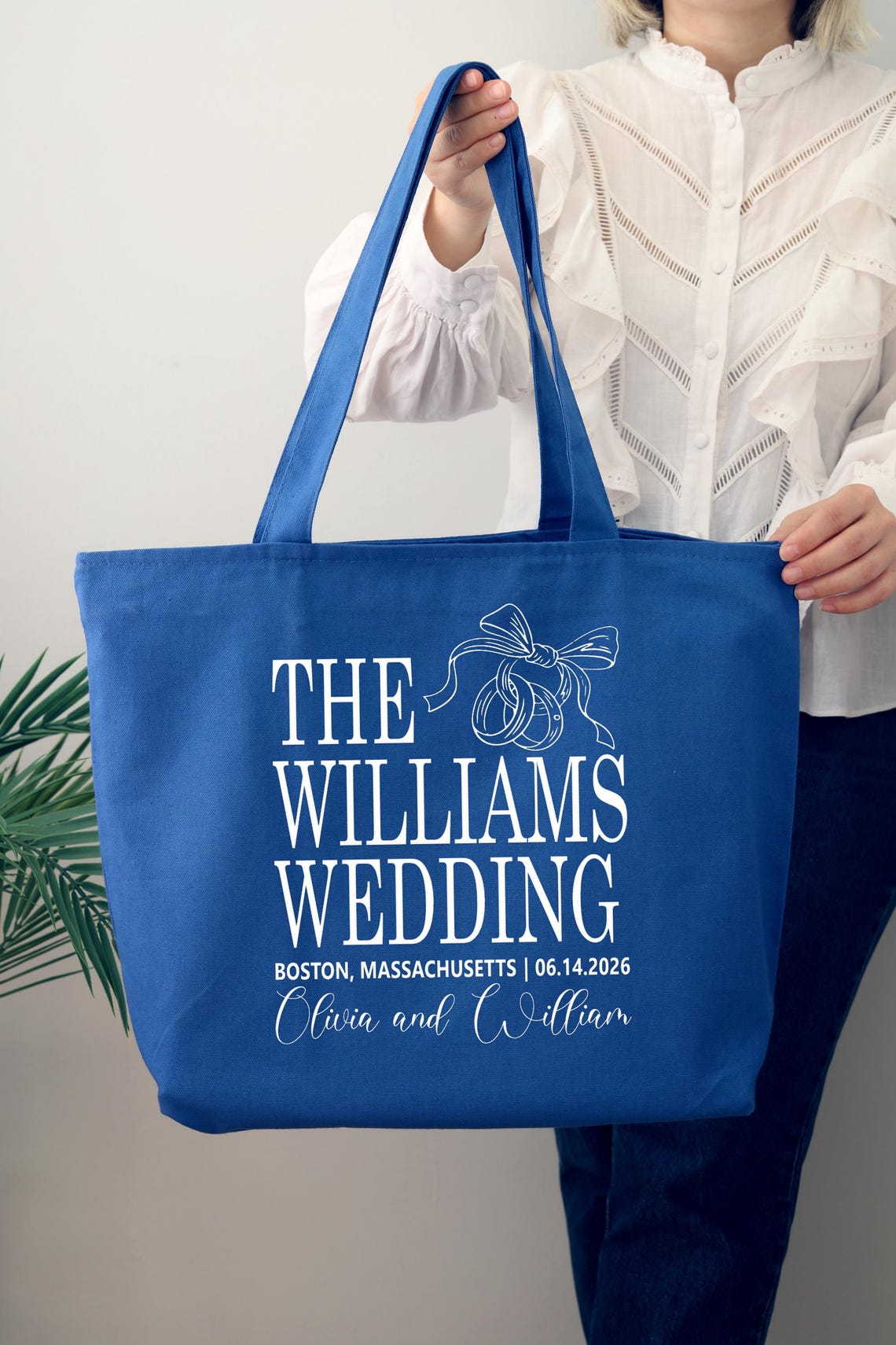 Personalized Wedding Tote Bag, Custom Welcome Gift, Bridal Party Favors ...