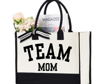 Team Mom Tote Bag, Team Mom Gift, Team Mom Bag, Baseball  Team Mom Gift, Cute Team mom Bag, Mothers Day Gift, Team Gift, Basketball Tote Bag