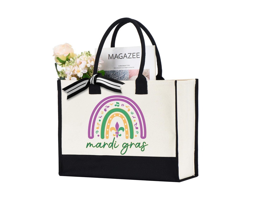 Mardi Gras Beach Bag