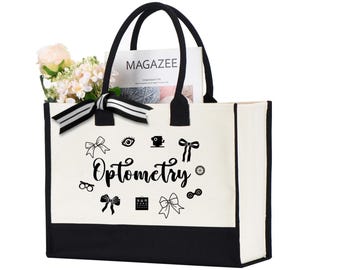 Optometry Tote Bag, Ophthalmologist Bag, Ophthalmology Tech Bag, Optometry Graduation Gifts, Cute Lover Bag, Doctor Appreciation Gift