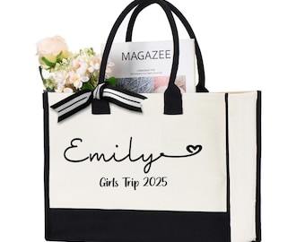 Custom Girls Trip Tote Bag, Girls Trip Gifts, Girls Trip Totes, Girls Trip Bag, Girls Weekend, Personalized Girl Bag, Gift For Girls Trip